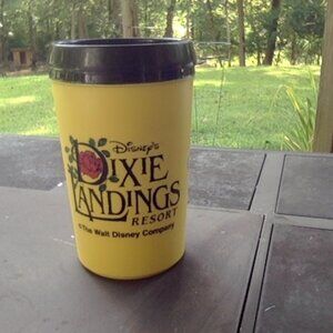 Disney Dixie Landings Resort Aladdin Travel Mug Yellow Mickey Mouse Disney